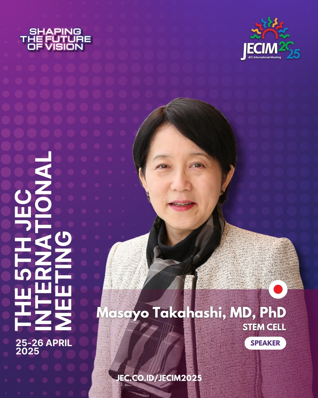 Prof. Masayo Takahashi, MD, PhD